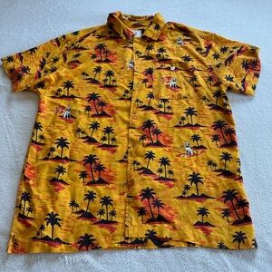 Tropical Sunset Men's Casual Shirt